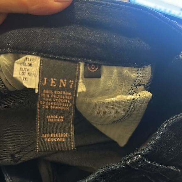 7 For All Mankind Jen7 Angle Skinny Floral Studs Women's Jeans Size 6 - Picture 15 of 15